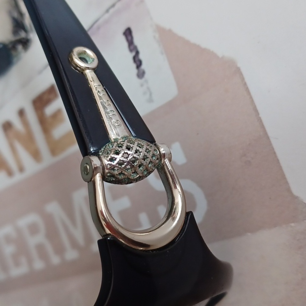 Gucci  horse-bit  sunglasses - Picture 4 of 12